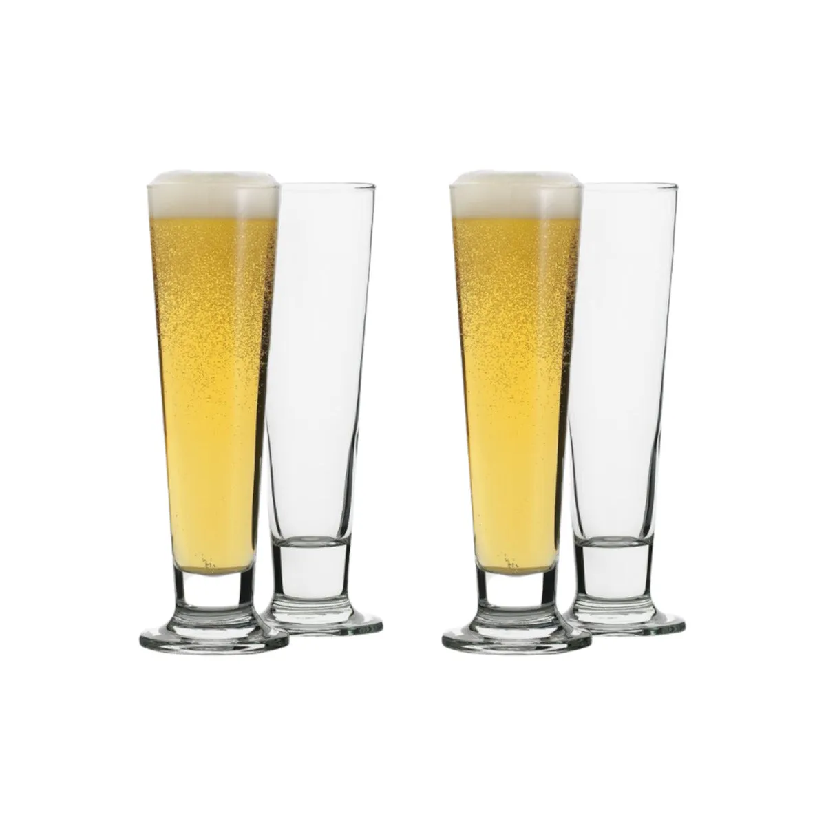 Ecology Classic Pilsner Glasses Set of 4