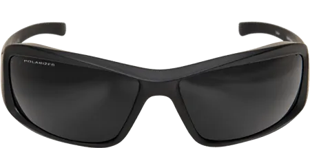 Edge Eyewear Brazeau TXB236 Black Frame Polarized Smoke Lens Glasses