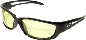 Edge Eyewear Kazbek XL GSK-XL112 Black Frame with Gasket Yellow Lens Glasses