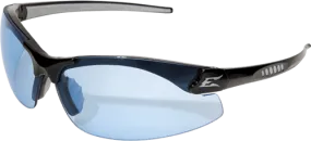 Edge Eyewear Zorge G2 DZ113-G2  Black Frame Light Blue Lens Safety Glasses