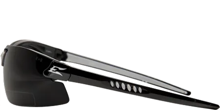 Edge Eyewear Zorge G2 DZ116-2.0-G2 Black Frame Smoke 2.0 Progressive Magnification Lens Glasses