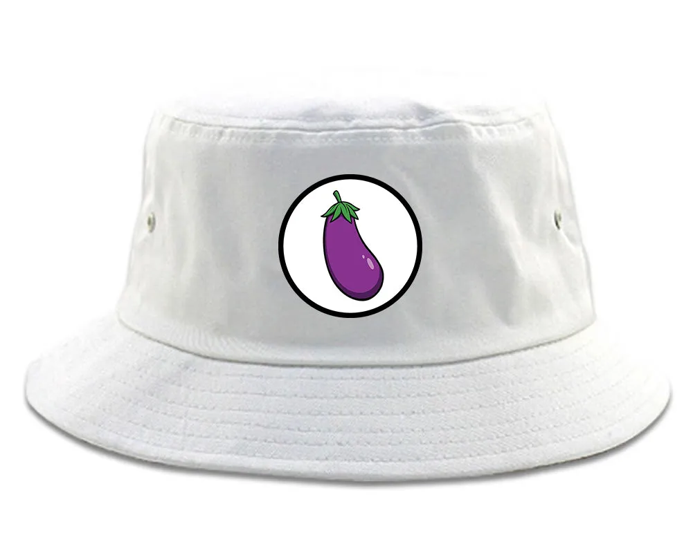 Eggplant Chest Mens Bucket Hat