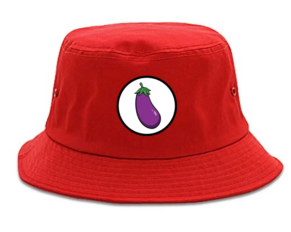 Eggplant Chest Mens Bucket Hat