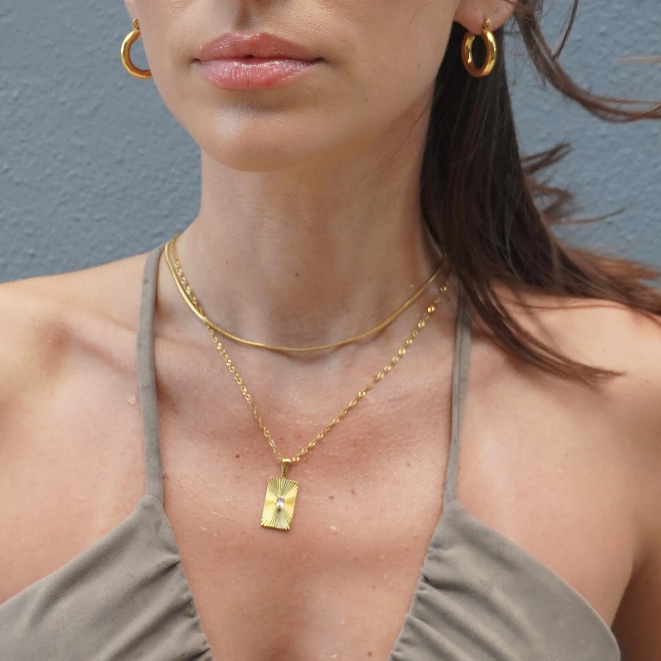 Ellie Vail - Amara Dainty Snake Chain Choker Necklace