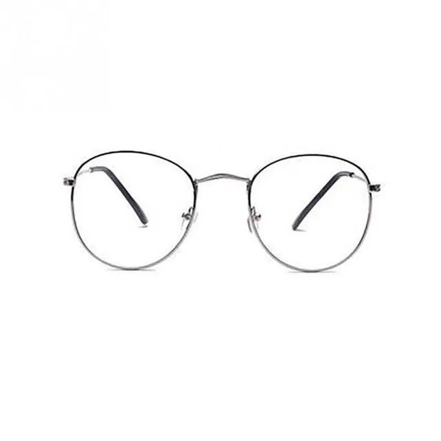 Fashion Classic Gold Metal Frame Round Glasses Women Men Classical Vintage Style Optical Glasses For Reading
