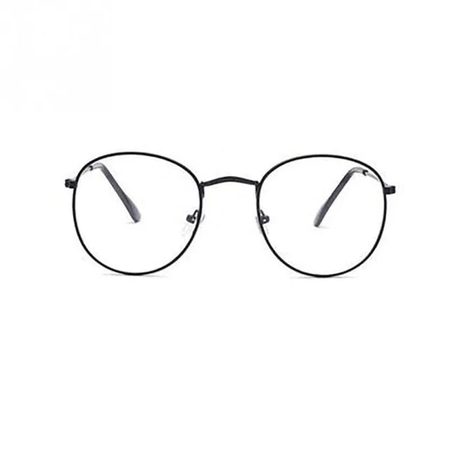 Fashion Classic Gold Metal Frame Round Glasses Women Men Classical Vintage Style Optical Glasses For Reading