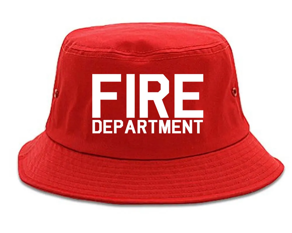 Fire Department Dept Mens Bucket Hat