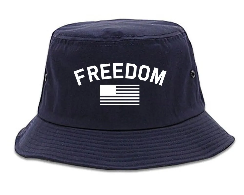 Freedom Flag Mens Bucket Hat