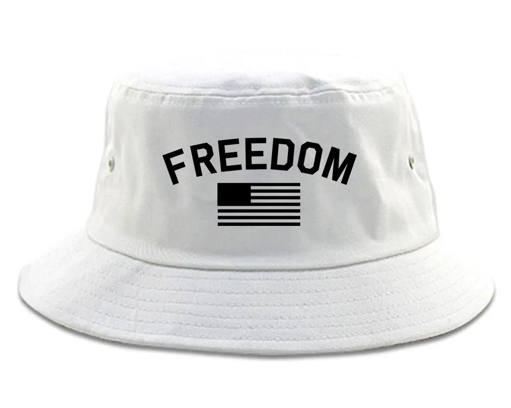 Freedom Flag Mens Bucket Hat