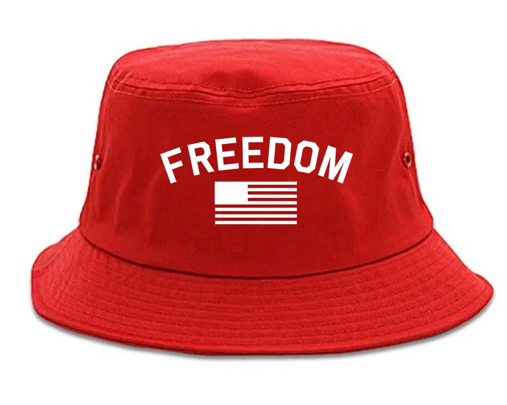 Freedom Flag Mens Bucket Hat