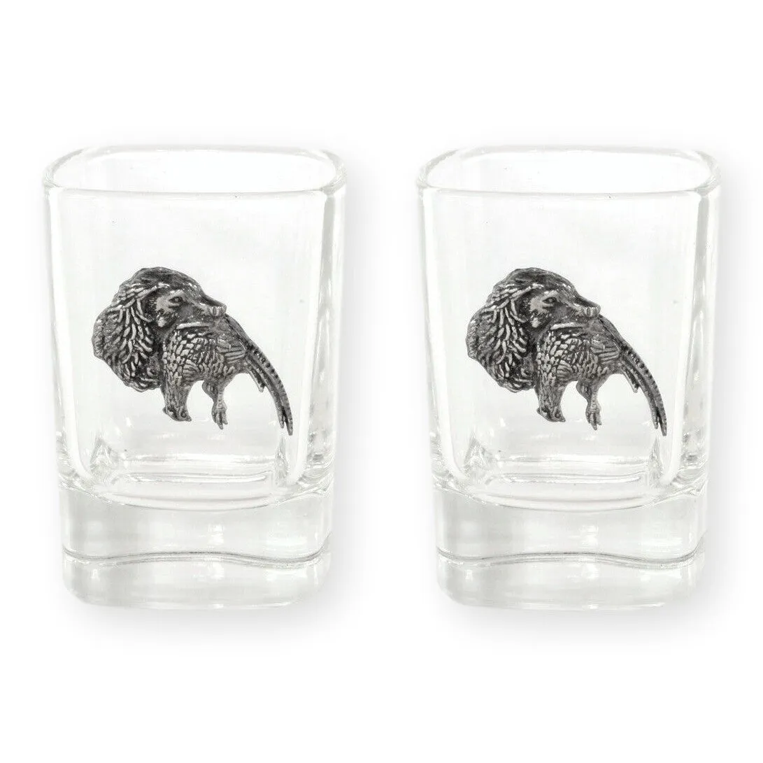 Game Shooting Pair of Spirit Shot Glasses
