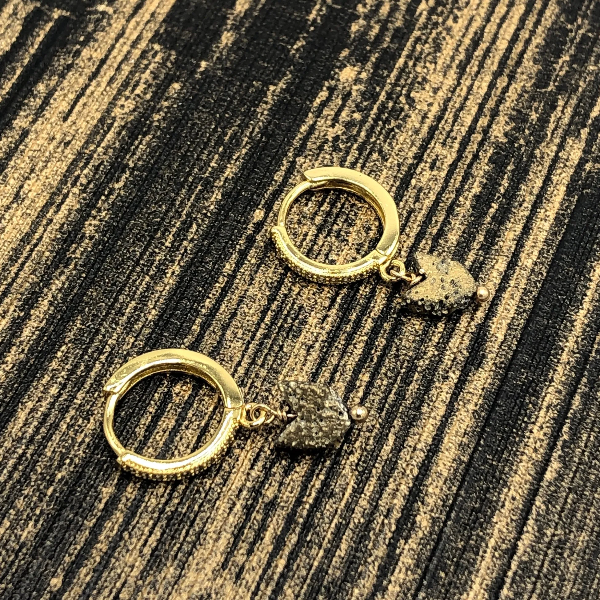 Gold Arrow Hoop Earrings