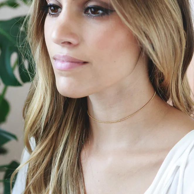 Gold Rolo Necklace