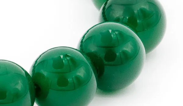 Green Onyx Natural Gemstone Centerpiece Bracelet