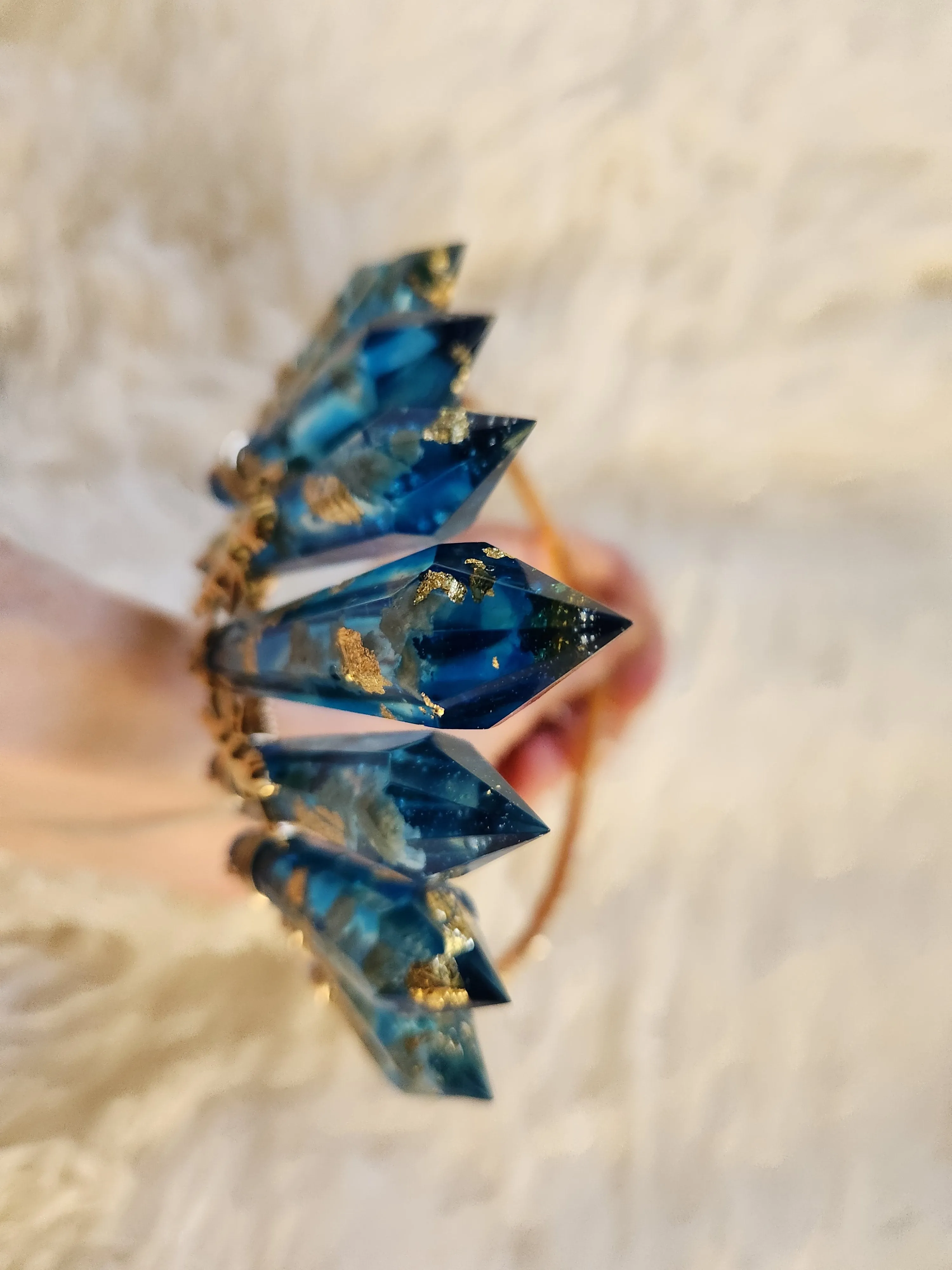 Hera goddess crown headpiece