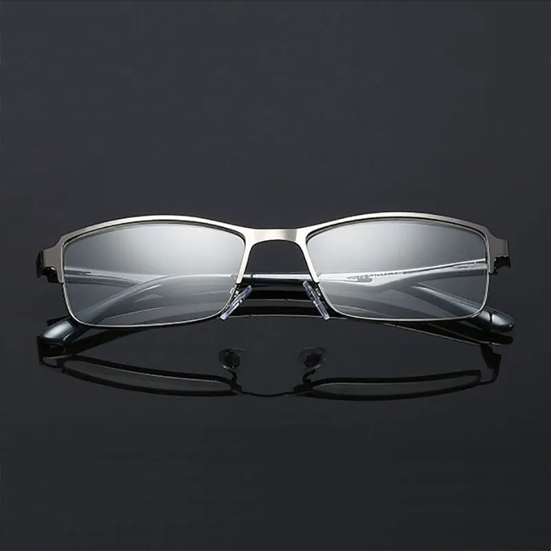 Hotochki Unisex Full Rim Alloy Frame Non Spherical Lens Reading Glasses Xm076