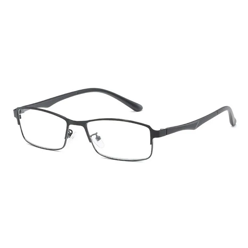 Hotochki Unisex Full Rim Alloy Frame Non Spherical Lens Reading Glasses Xm076