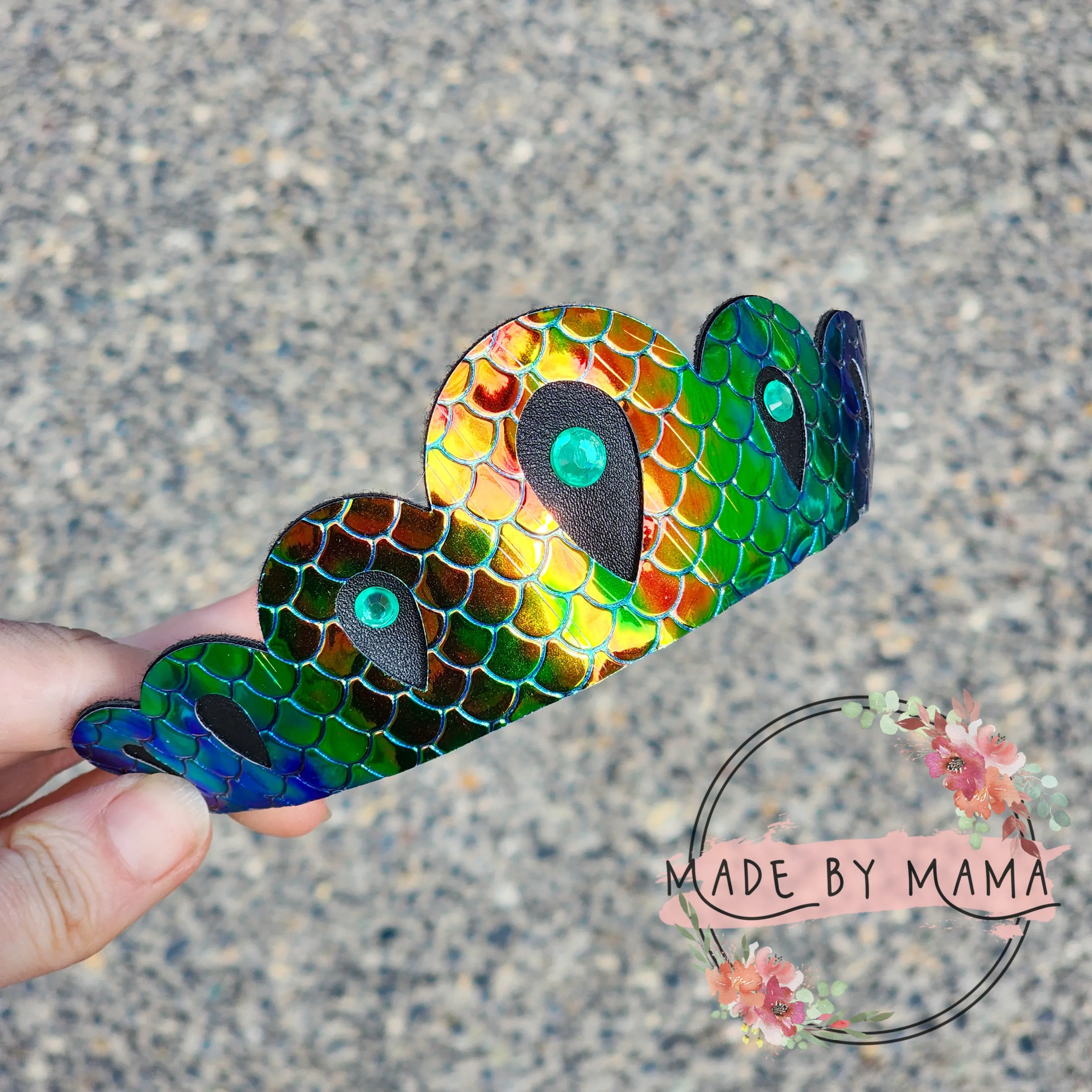 Jeweled Mermaid Siren Crown