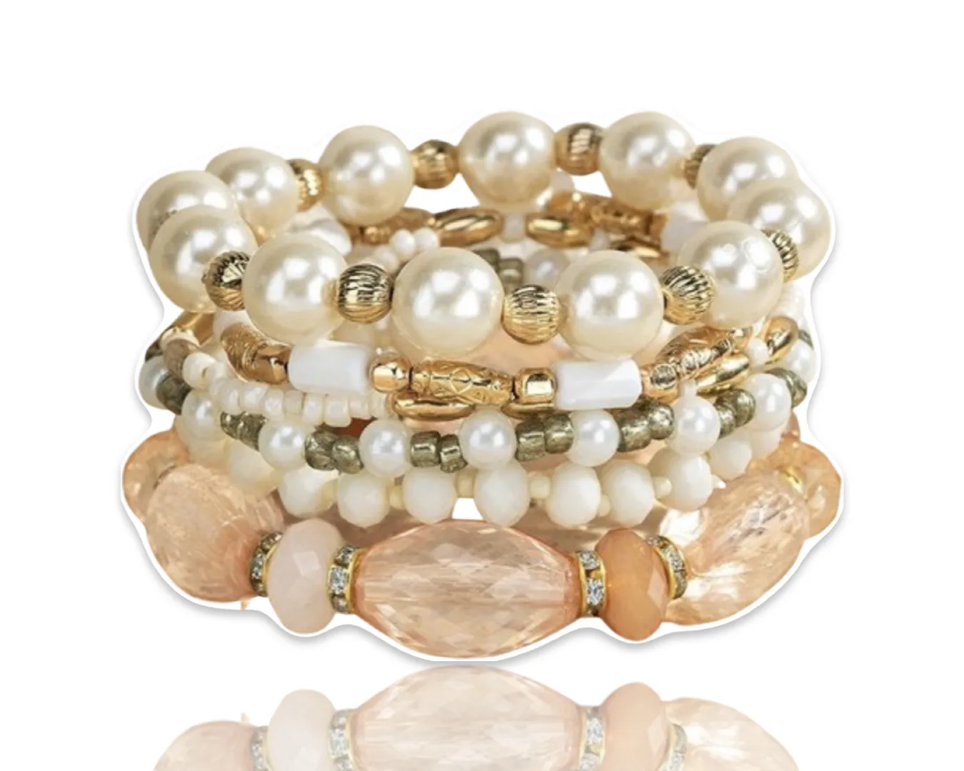 JEWELED MIXED BRACELET