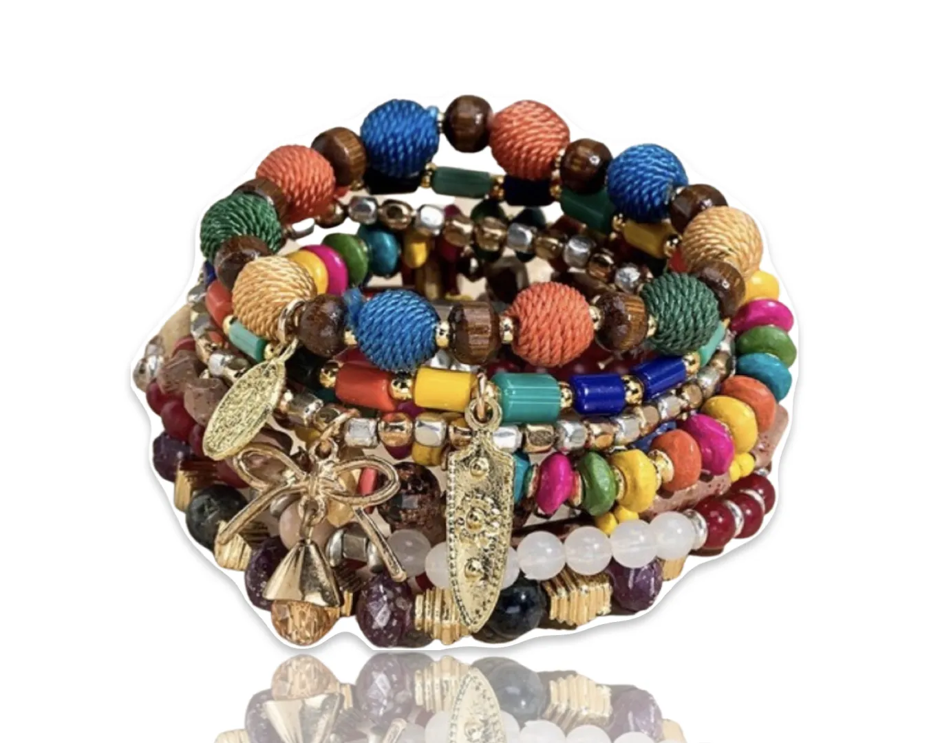 JEWELED MIXED BRACELET