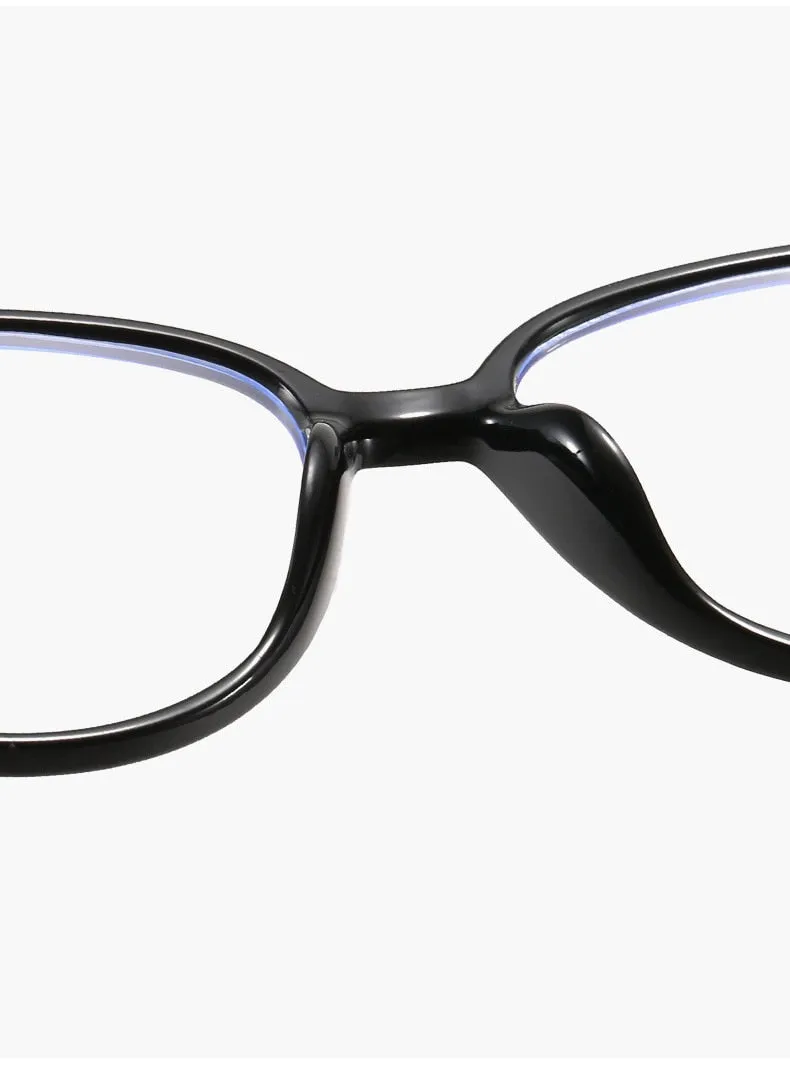 KatKani Unisex Full Rim Myopic Anti Blue Light Reading Glasses Pink K1696