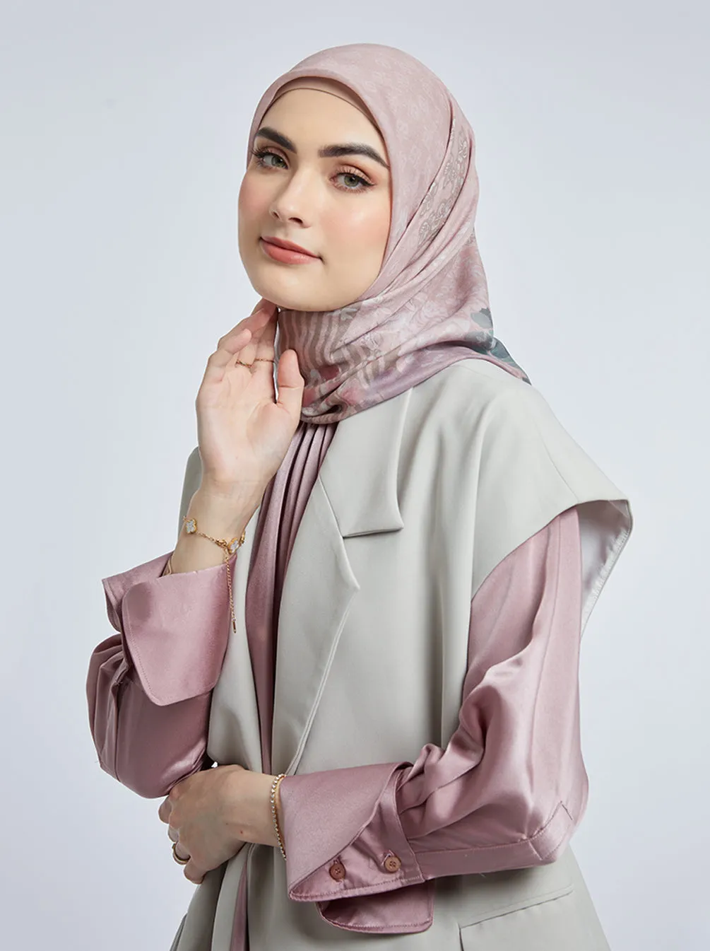 KIMMONIA SIGNATURE SCARF BLUSH