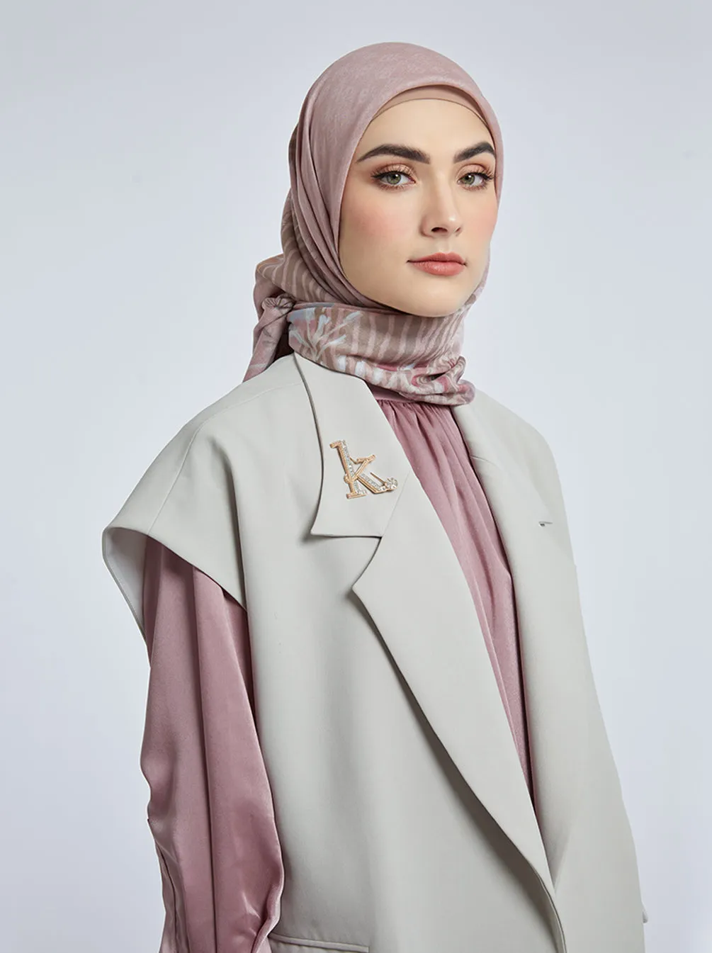 KIMMONIA SIGNATURE SCARF BLUSH