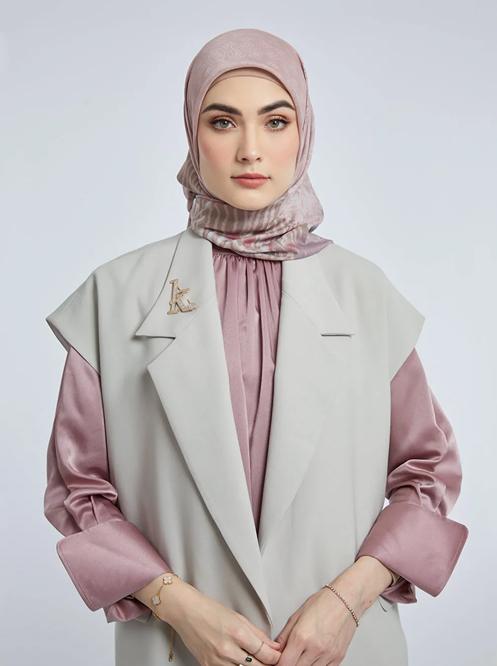KIMMONIA SIGNATURE SCARF BLUSH