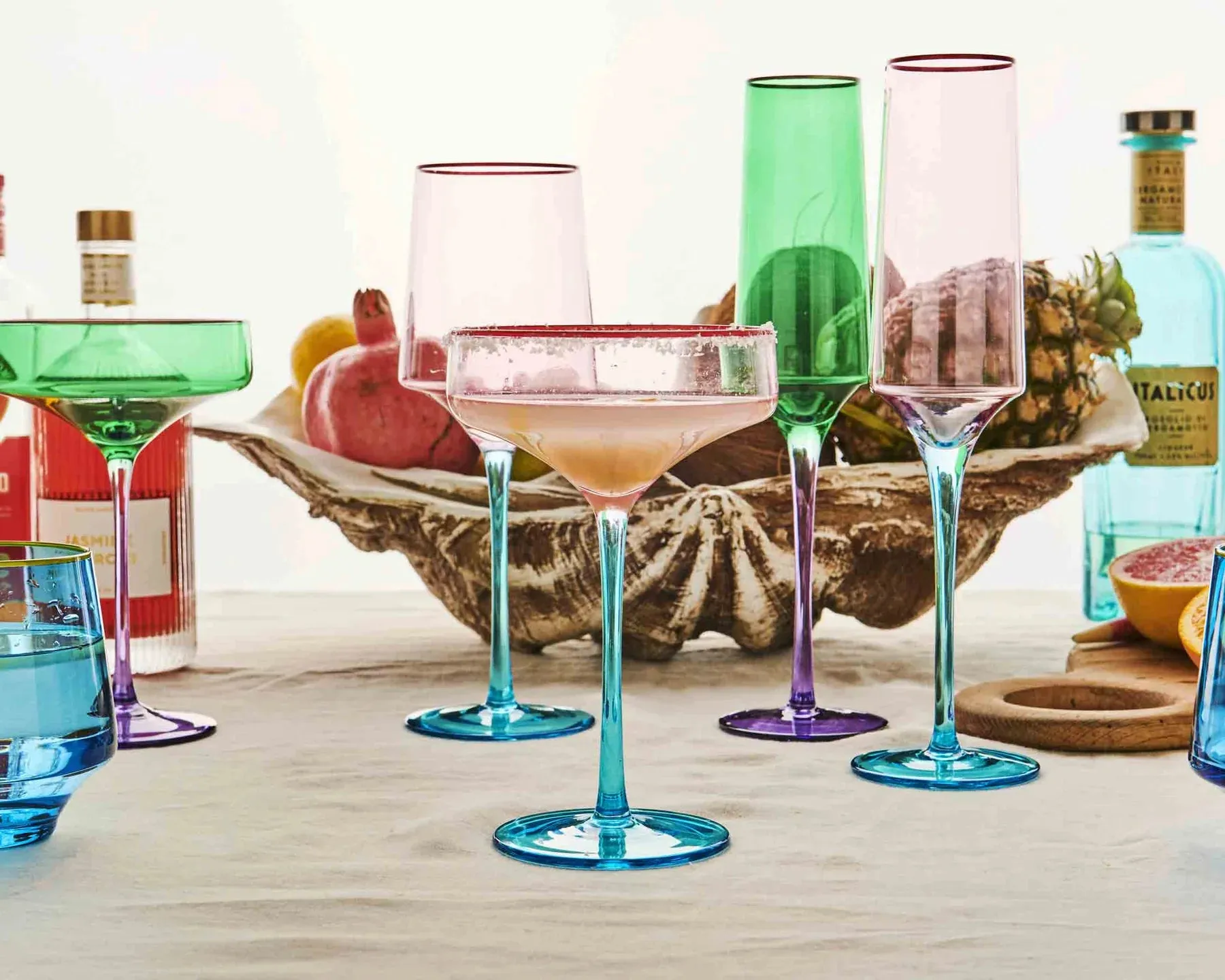 Kip & Co Rose With A Twist Champagne Glass 2P Set