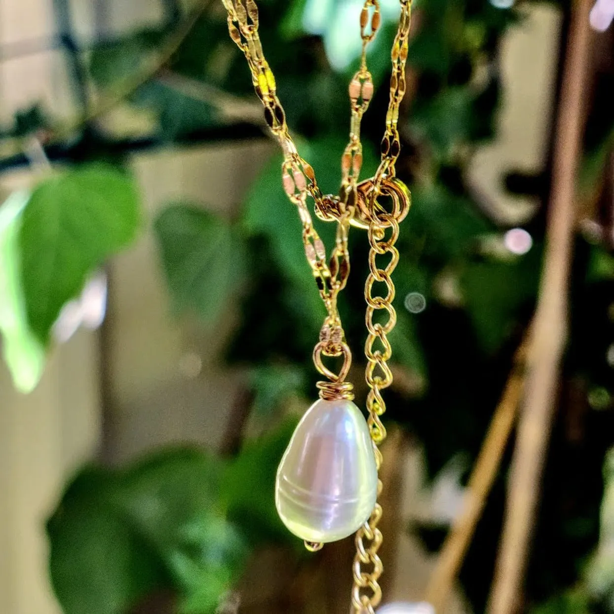 KISS PEARL WATERPROOF 18K NECKLACE