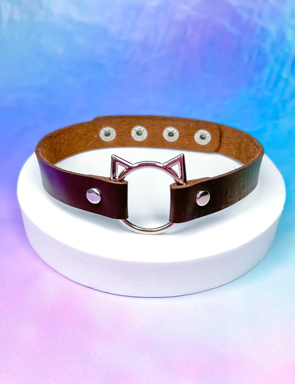 KITTYHEAD CHOKER - BROWN