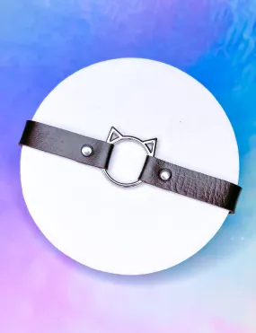 KITTYHEAD CHOKER - BROWN