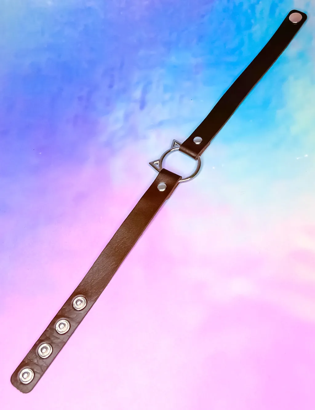 KITTYHEAD CHOKER - BROWN