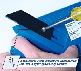 Kreg KMA2800 Crown Molding Tool, Plastic, For: Crown Molding up to 5-1/2 in W with 12 in Saw :EA: QUANTITY: 1