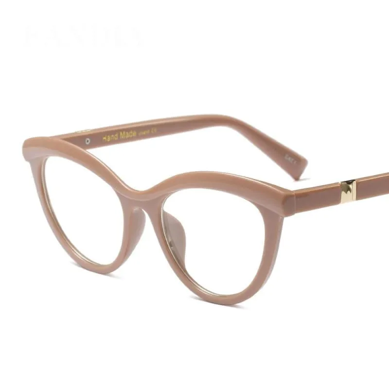 Ladies Eyebrows Square Glasses