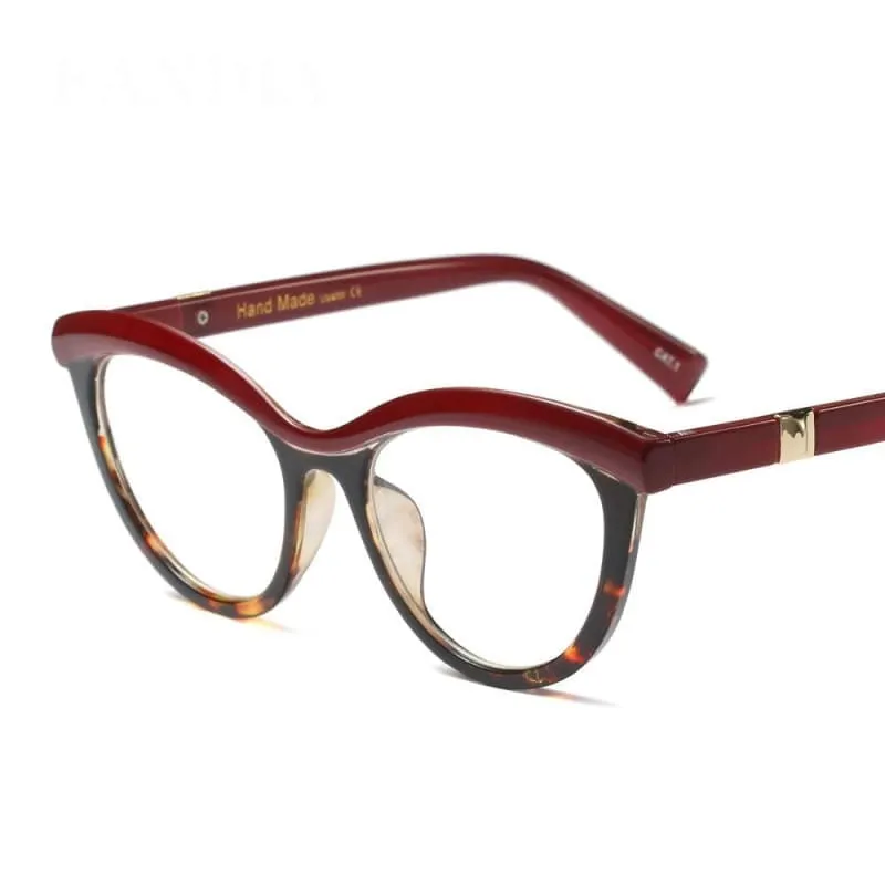 Ladies Eyebrows Square Glasses