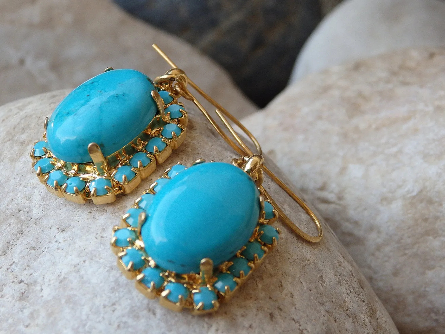 Large Genuine turquoise Ring