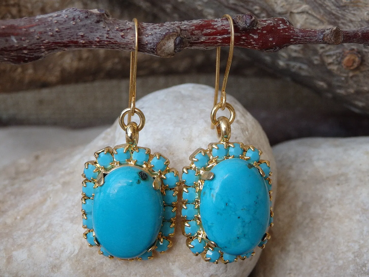 Large Genuine turquoise Ring