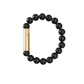 Les Fines Lames Punch Bracelet BRASS ONYX Large