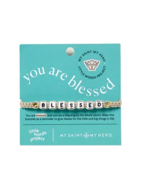 Little Words Project Lwp X Msmh Blessed Bracelet Open Cross