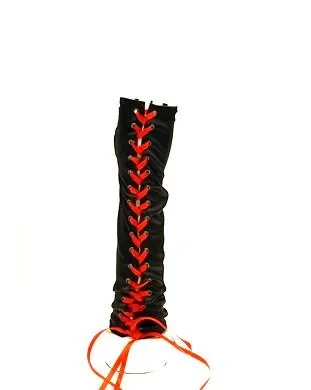 Long Satin with Ribbon Gloves