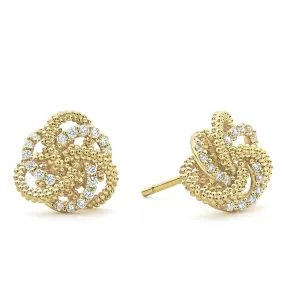 Love Knot Stud Earrings