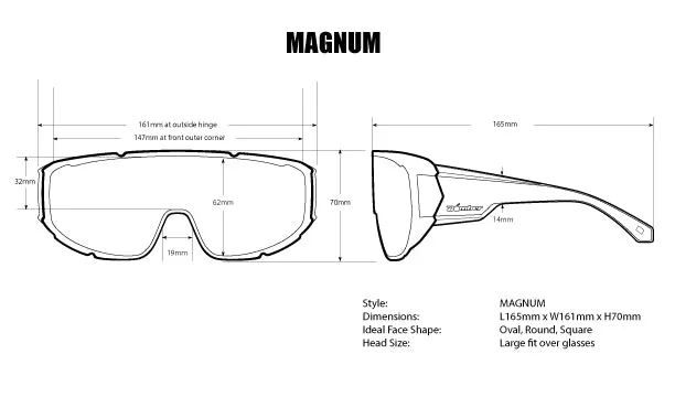 MAGNUM Safety - Green Mirror Crystal