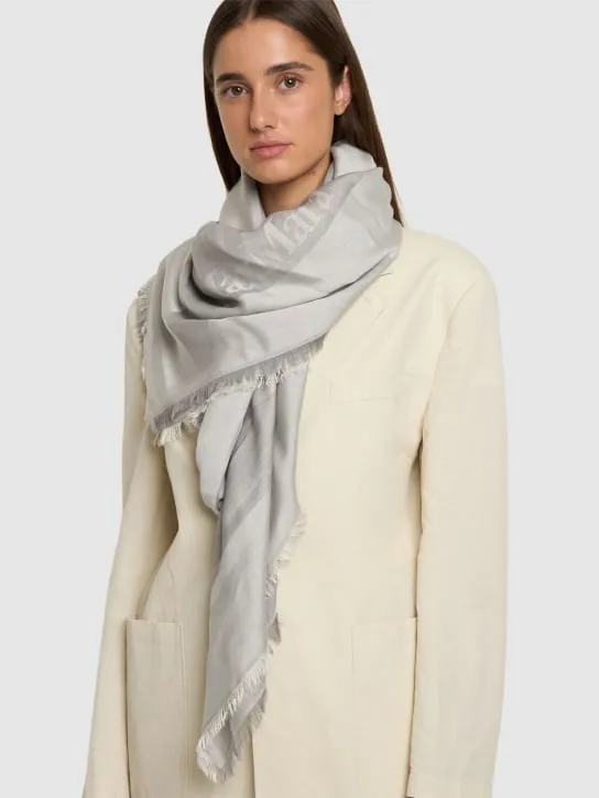 Max Mara   Aral silk blend scarf 