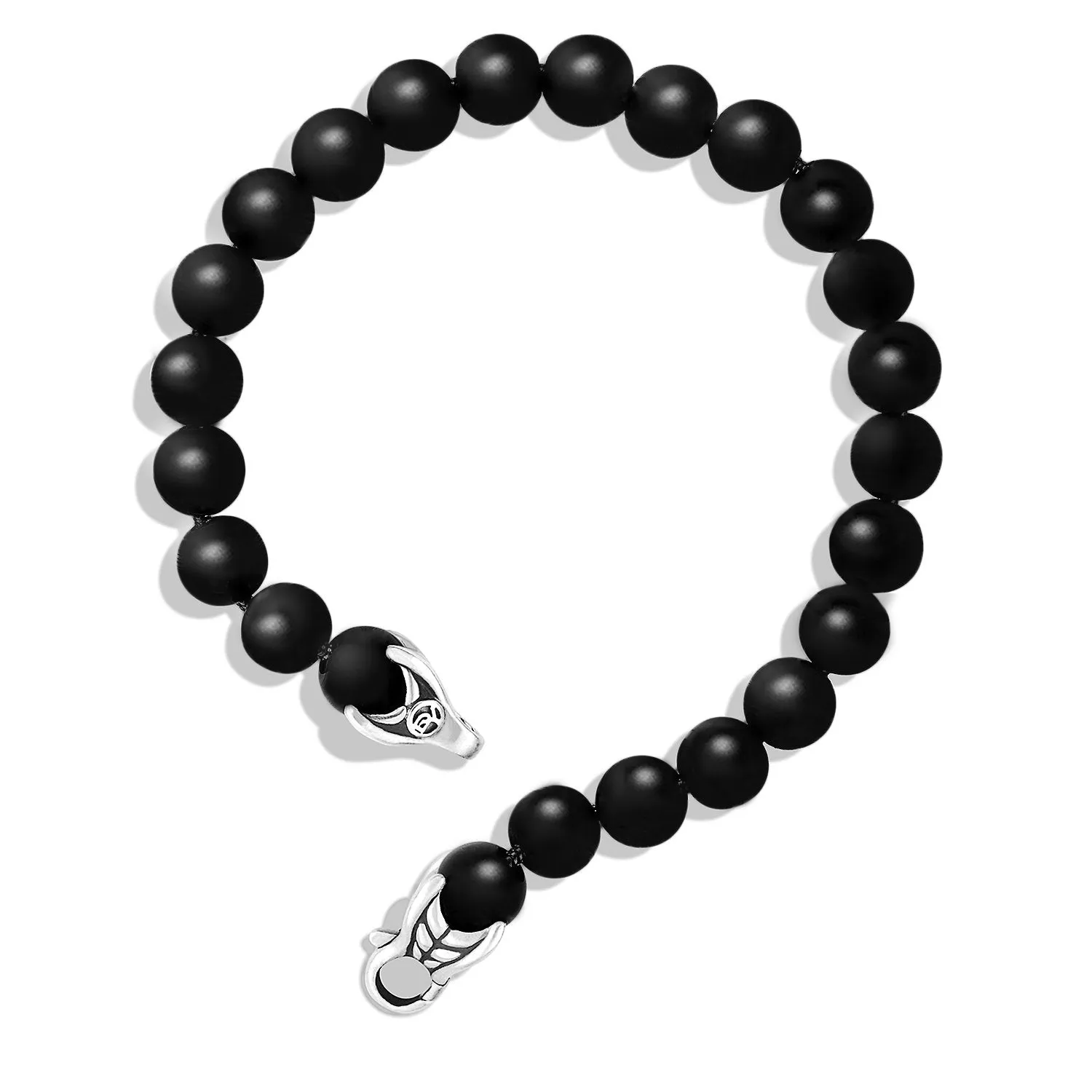 Men's Spiritual Beads Bracelet with Black Onyx 8MM