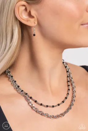 Necklaces A Pop of Color - Black N2310