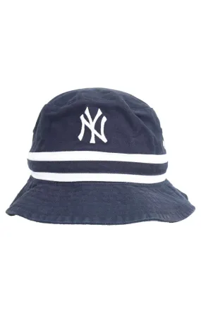 New York Yankees Navy Striped Bucket Hat by 47 Brand