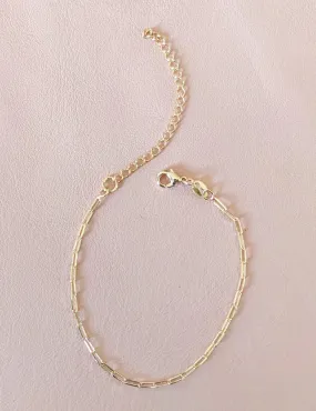 Nuance Paperclip Chain Bracelet