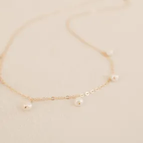 Ocean • Hanging Pearl Necklace