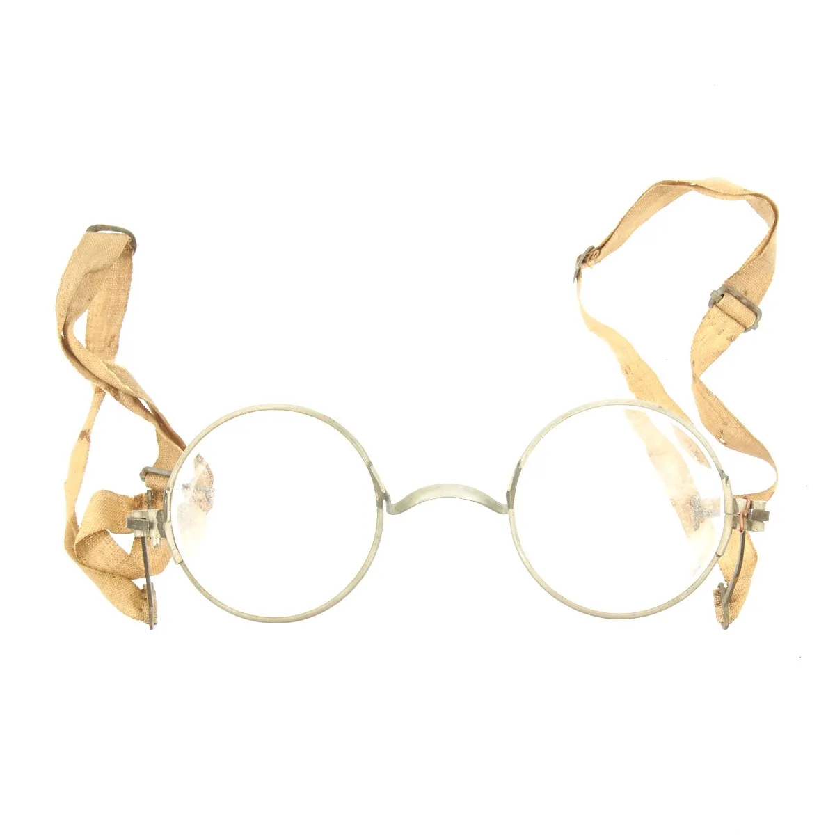 Original German WWI Gas Mask Glasses with Case